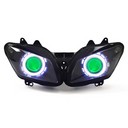 007 Yamaha Yzf R1 2002 2003 Headlamp Hid Angle Halo Eyes Green Demon Light